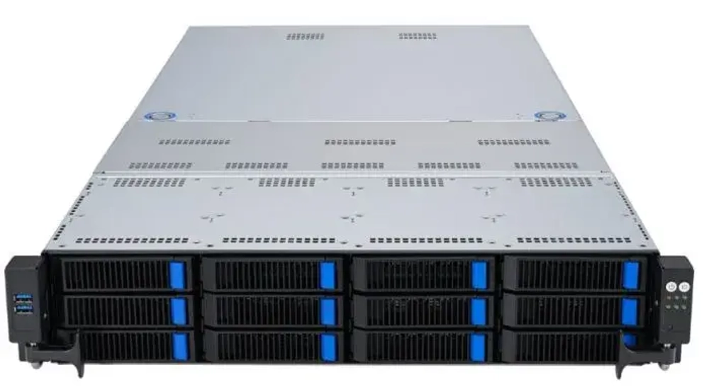 Серверная платформа ASUS  RS720A-E12-RS12/10G/2.6kW/8NVMe/GPU