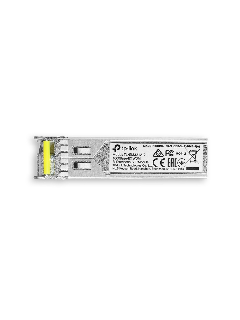 TP-Link SM321A-2 WDM SFP-трансивер, 1000Base-BX (Simplex LC), Tx: 1550нм, Rx: 1310нм, одномод, до 2км