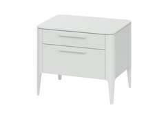 Тумба прикроватная Type 2 ящика ширина 60 см (белый)