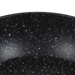 Жаровня алюминий, 28 см, антиприг, Daniks, Гранит Олимп, чер, CAS-2835-BLM-IND, индукц