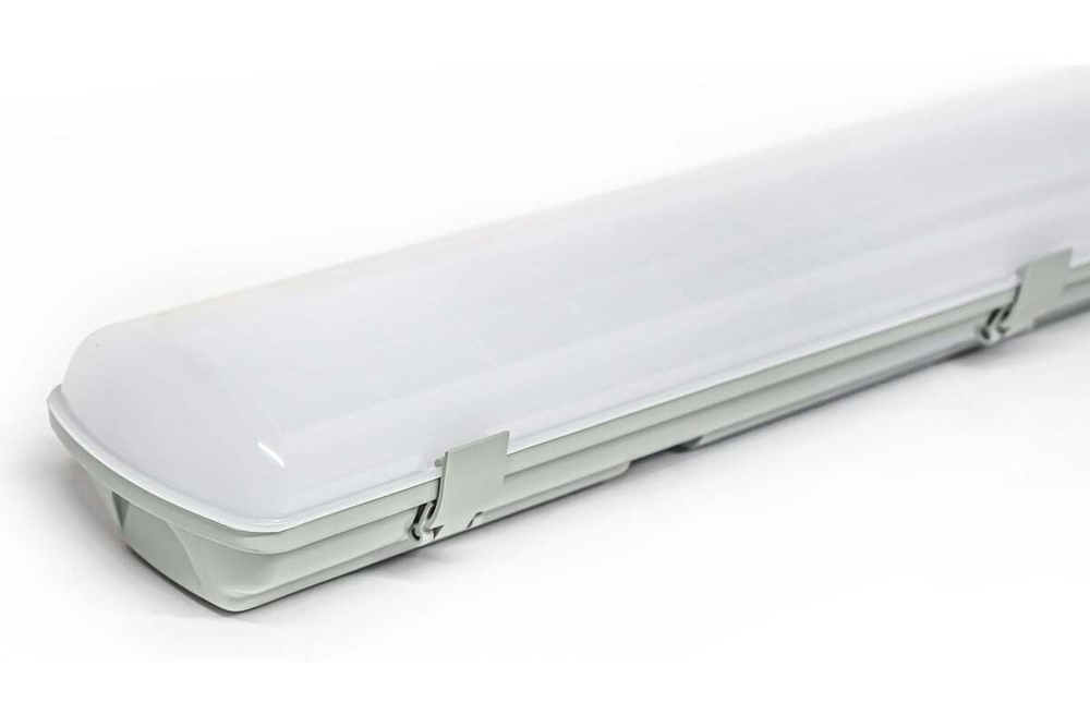 Светильник LED ДСП Айсберг 40W-5000Лм IP65 4000К опал с 1262х128х80мм БАП 1ч vs101-40-op-4k-li1h