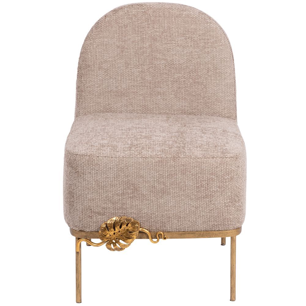 Кресло Monstera Deliciosa (Монстера) Бежевый Амбер