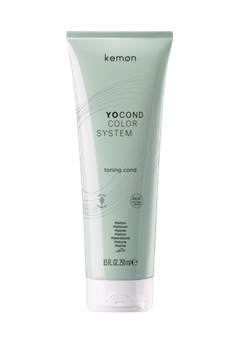 Kemon Кондиционер Платиновый для придания блеска и цвета с кислым pH YO COND Platino, 250ml.