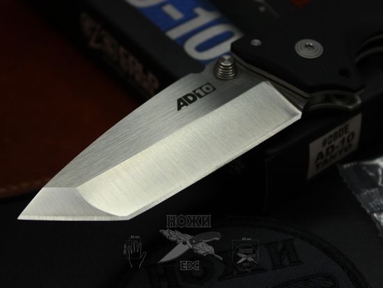 Складной нож Cold Steel 28DE AD-10 Tanto c клинком из стали CPM-S35VN, рукоять G10