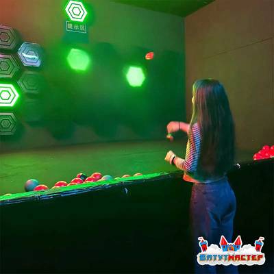 Интерактивная световая стена «Неосоты», с сенсорными шестигранниками