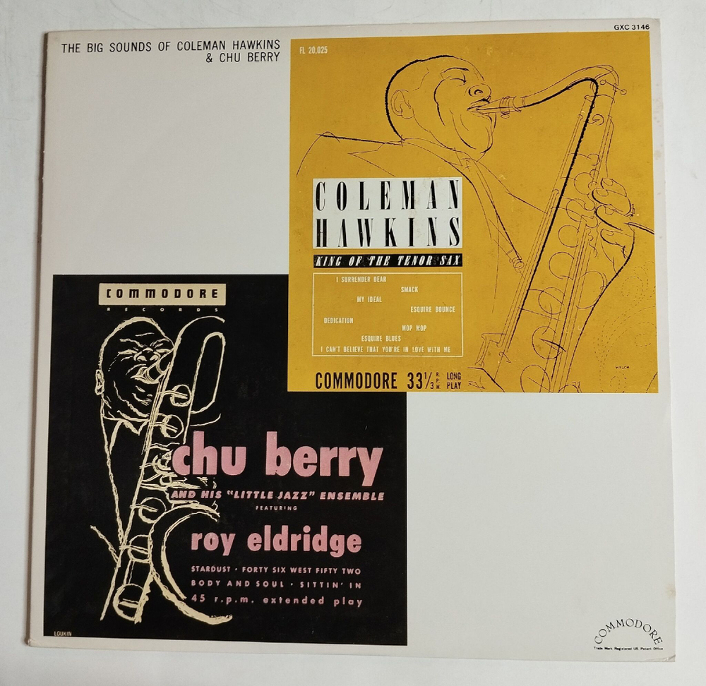 Винтажная виниловая пластинка LP The Big Sounds Of Coleman Hawkins and Chu Berry (Japan 1979) (No Obi)