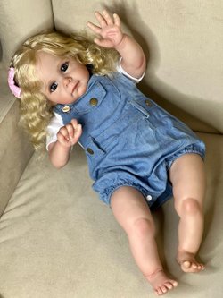 Кукла Реборн мягконабивная 60см в пакете (FA-007)