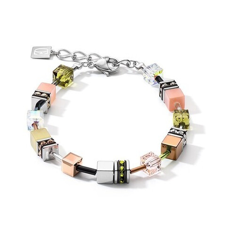 Браслет Coeur de Lion Olive-Peach 5012/30-0922