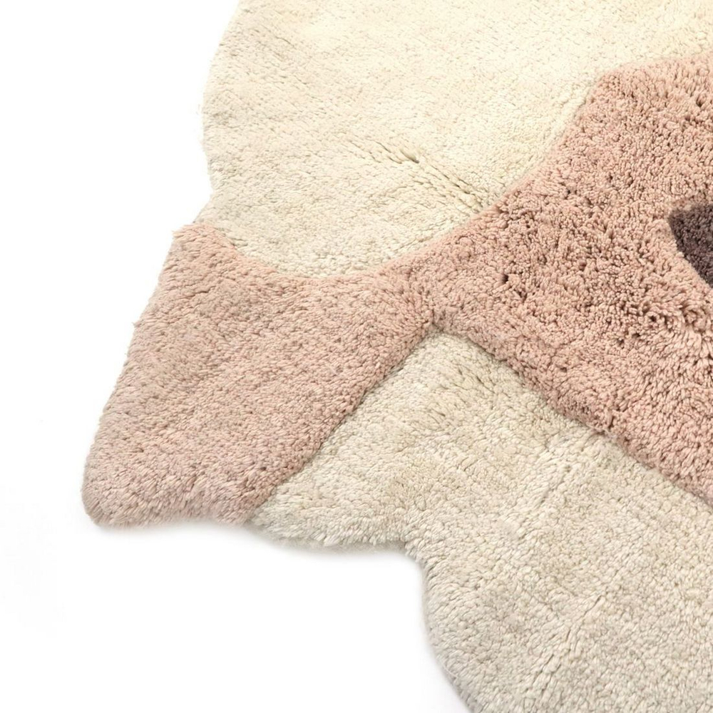 Стираемый коврик Nattiot Rug Lolho (100 Х 110 см), хлопок, бежевый