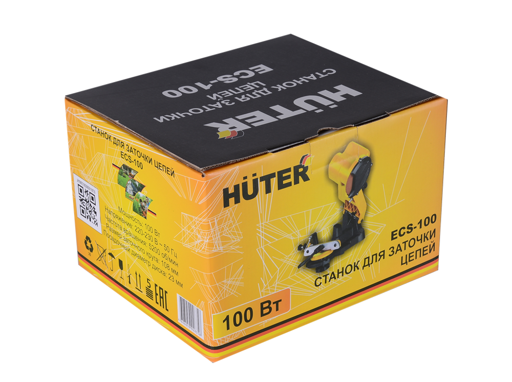 Станок для заточки цепей HUTER ECS-100