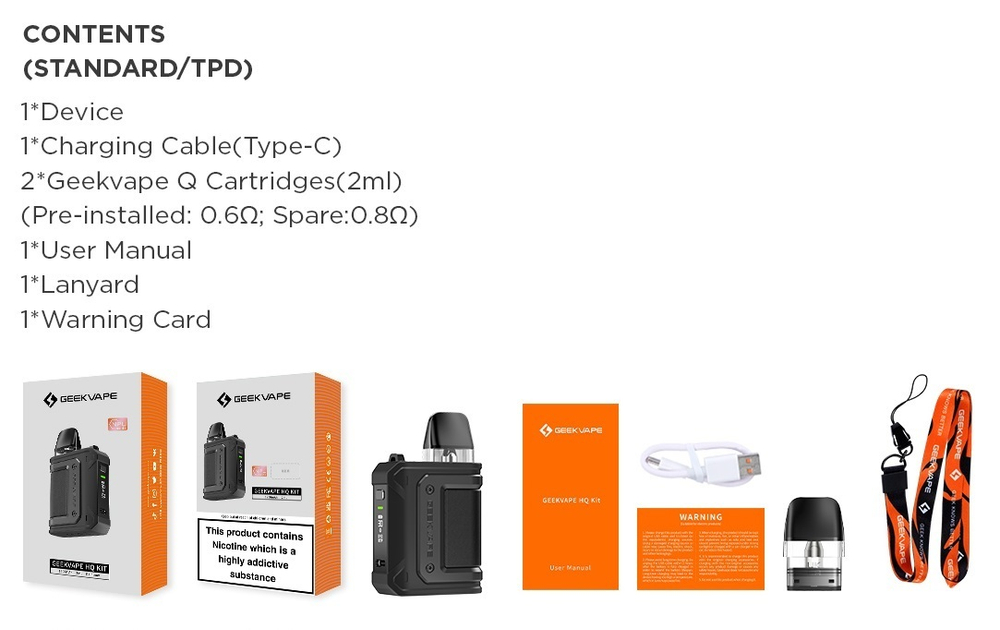 GeekVape Aegis Hero Q 1300mAh Pod