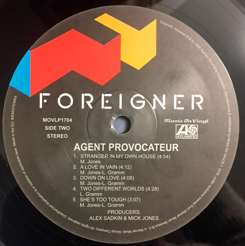 Foreigner / Agent Provocateur (LP)