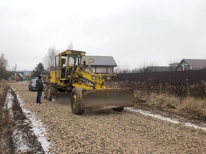 Отсыпка подъездной дороги