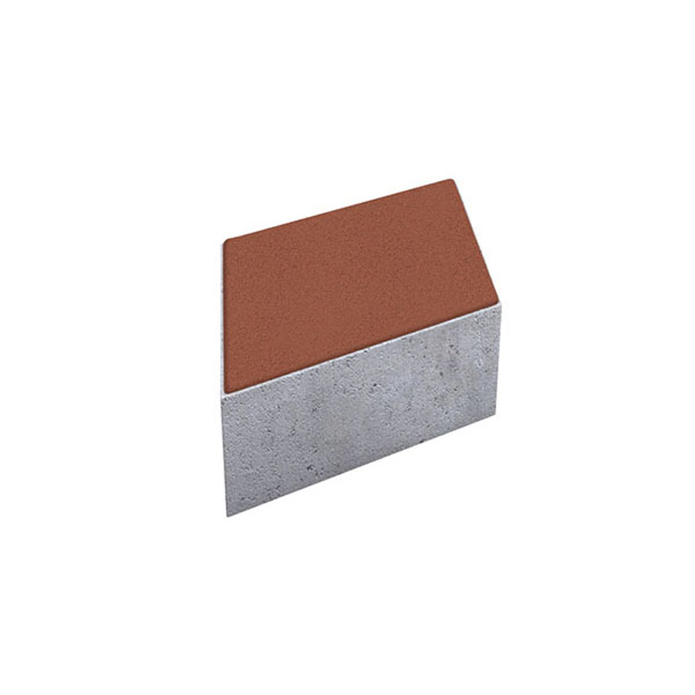 Тротуарная плитка РОМБ - Стандарт Красный