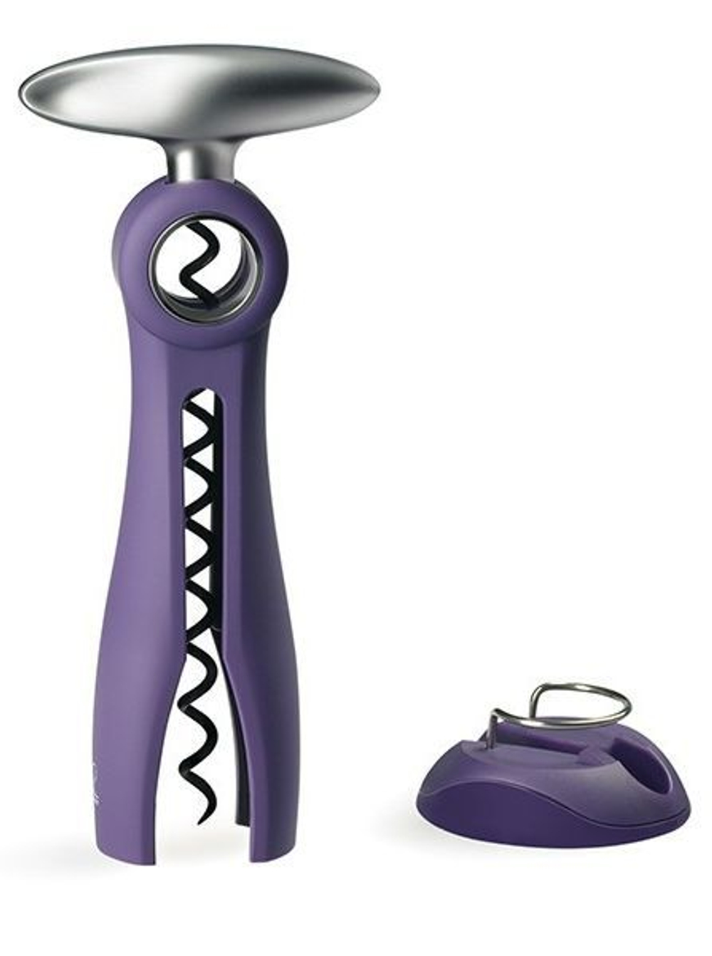 Штопор с обрезателем фольги Peugeot Salma фиолетовый Франция фото