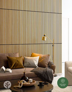 Акустическая панель РП 35 мм Белый дуб (комплект из двух штук), 278x60 см