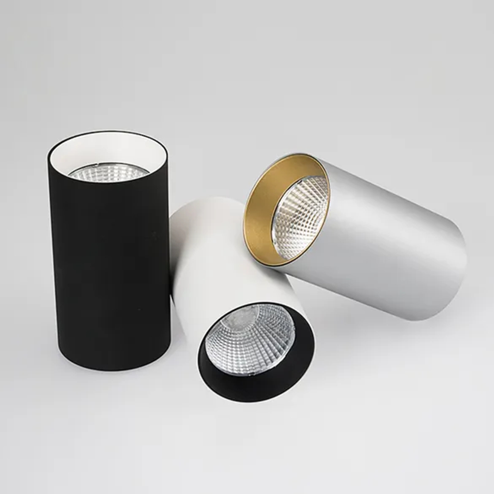 Светильник накладной SP-POLO-R85-1-15W Day White 40deg (Black, Black Ring) (Arlight, IP20 Металл, 3 года) 022950