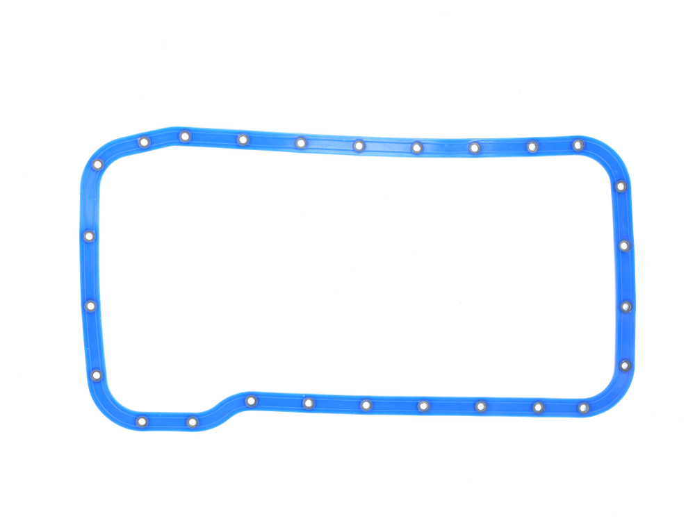 Прокладка поддона маслянного картера ЯМЗ 534 а/м ГАЗон Next синий силикон с шайбами СТАНДАРТ (Балаково)