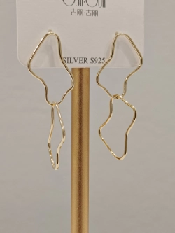 Серьги Guli·Guli «Волнистые линии» Gold 14K