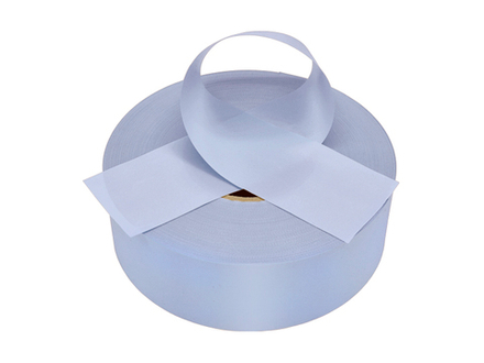 Лента плиссированная для наградных розеток. 053-2 нежно-сизая