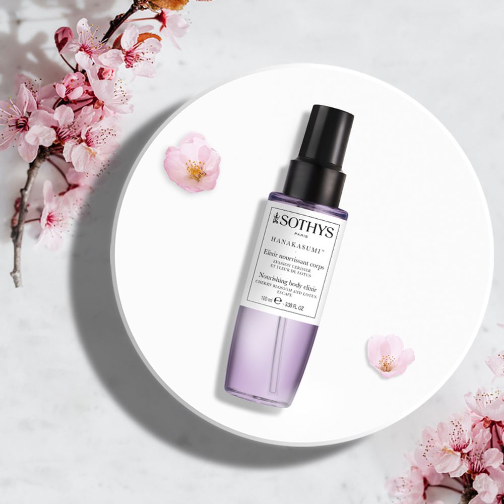 Nourishing Body Elixir. Cherry Blossom And Lotus Escape