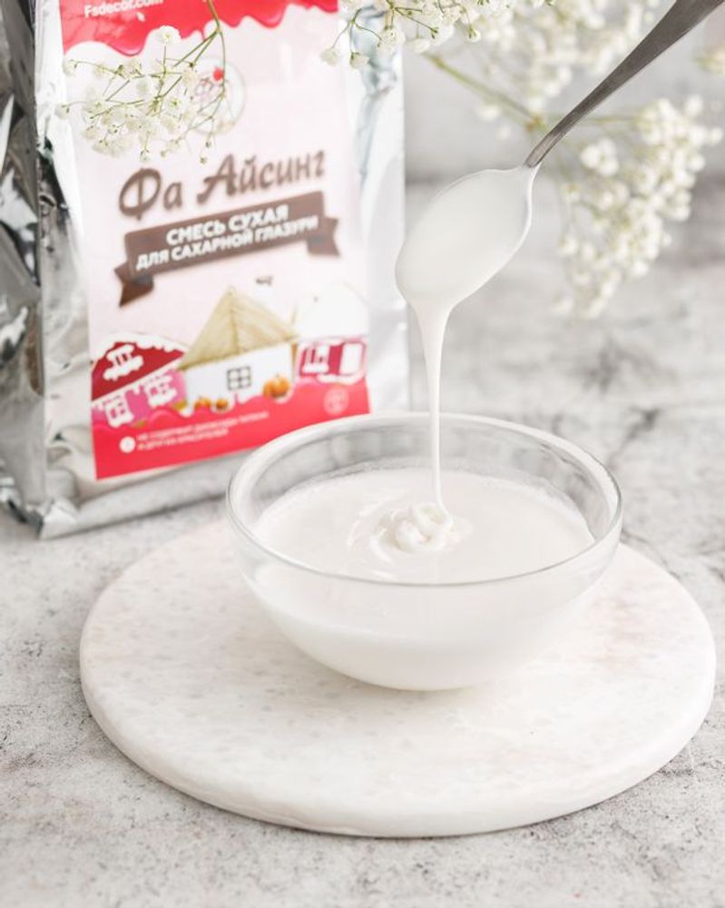 &quot;Фа Айсинг&quot;, 1 кг, белый, Фабрика сладкого декора