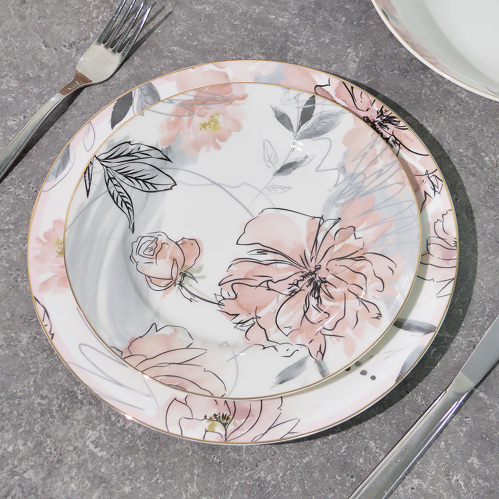 Столовый набор 19 предметов "Розали", Jewel