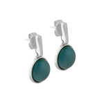 Серьги Possebon Pearl Green Agate A1995.17 G/S