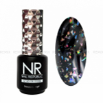 NR DIAMOND TOP №8 с голографическими хлопьями (15 мл)
