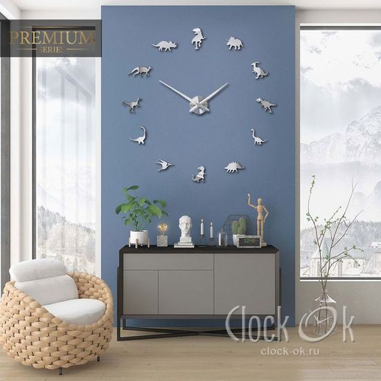 Настенные 3D часы Dino