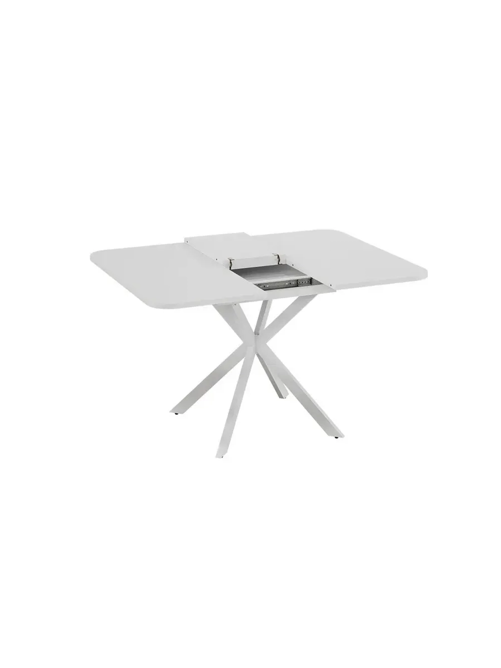 Стол кухонный Белый муар 100(131)х100х75 см