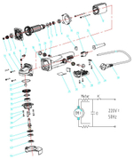 УШМ Булат УШМ-1100, 1100 Вт, 125 мм, без аккумулятора