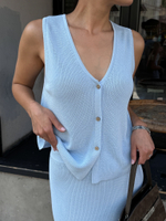 Жилет KHAYAL, голубой