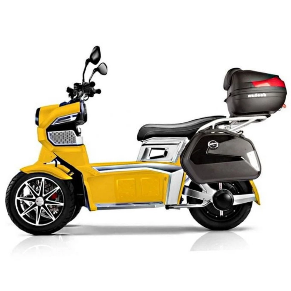 Электроскутер ITank Doohan EV3 Pro Trike 2000w Желтый 2 Аккумулятора 60V26Ah