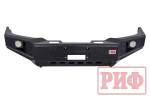 Бампер силовой передний Toyota Land Cruiser Prado 120 c доп. фарами и защитой бачка омывателя РИФ