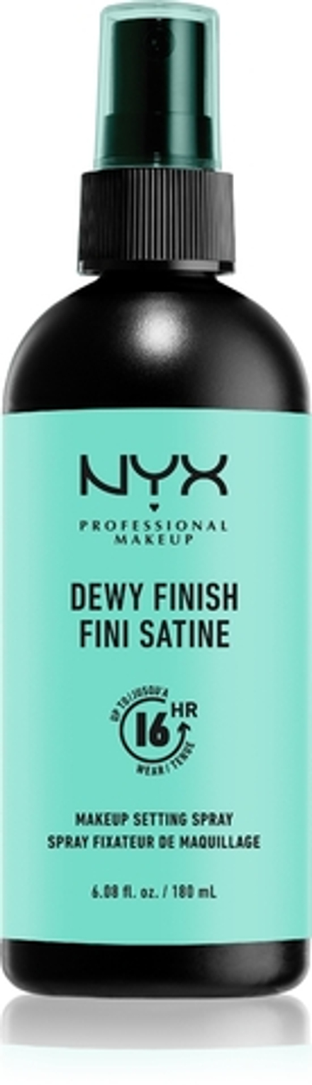 NYX Professional Makeup Makeup Setting Spray Dewy - Спрей для фиксации загара, 180 ml
