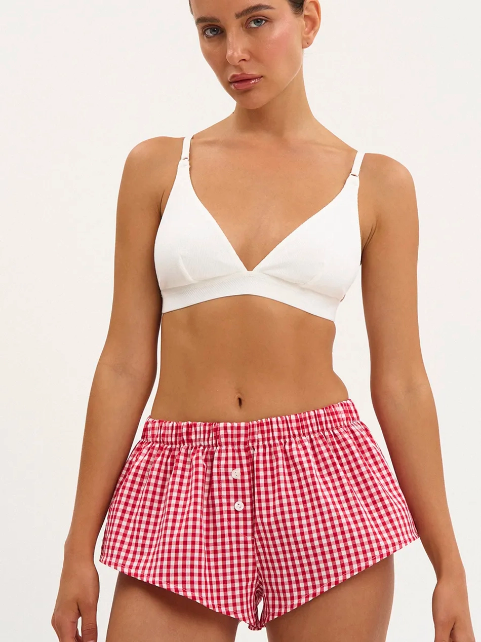 Шорты домашние укороченные