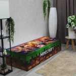 Бескаркасный диван кровать раскладной "Minecraft"