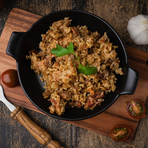 Плов с говядиной Кронидов