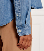 Джинсовая рубашка POLO RALPH LAUREN - голубой(211890707)