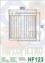 Фильтр масляный HF123 Hiflo