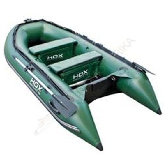 Лодка HDX CARBON 240 ( зелёный ) дерев. пол P/L