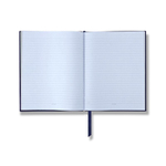 Smythson Блокнот Portobello Notebook in Panama, Black (бежевый)