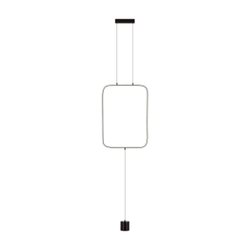 7022/27FLA HIGHTECH ODL25 283 Напольный светильник черный/металл/акрил IP20 LED 3000K 220V TEO