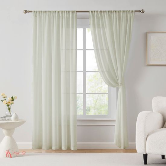 Тюль креп-шифон (Светло-Серый)