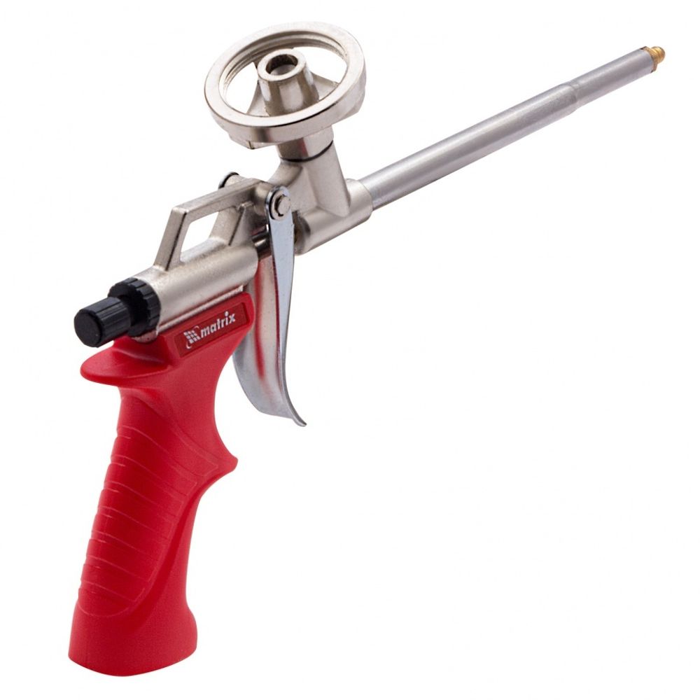 Пистолет для монтажной пены, корпус из алюминиевого сплава// Matrix 88681