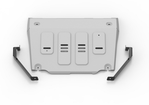 Защита картера Rival для Changan CS75 Plus АКПП 2023-н.в., алюминий 3 мм, с крепежом, штампованная, 333.8923.1