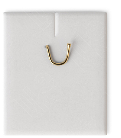 Вкладыш 09/наклонный/для подвески/крючок/прорезь для нитки