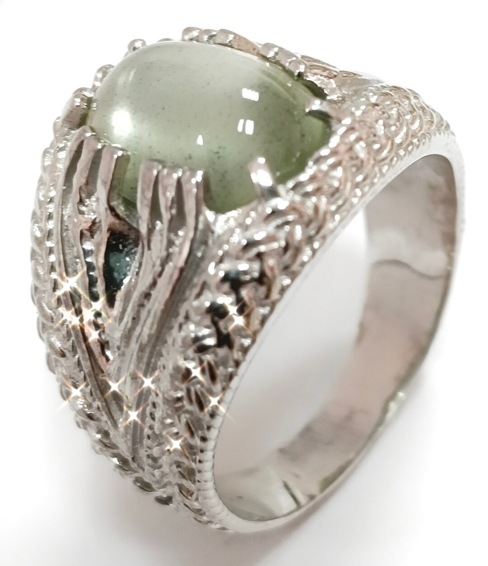 Ювелирное кольцо из серебра 925 пробы,вставка аквамарин,размер 21.25