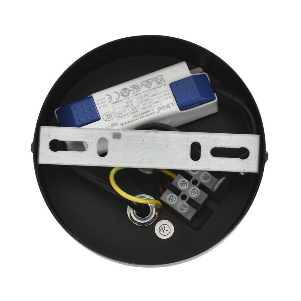 8379/10L LEDIO LN26 299 черный, металл/акрил Подвес LED 10W 3000K 220V CAMOMILE
